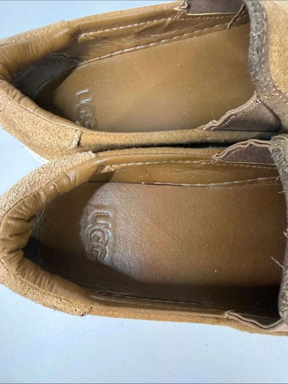 UGG Women’s Slip-On Suede Loafers in Chestnut